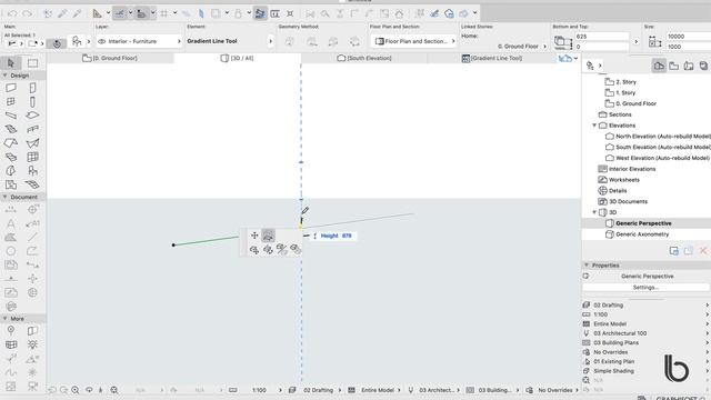 Gradient Line Tool for ARCHICAD - Demo 1 смотреть онлайн