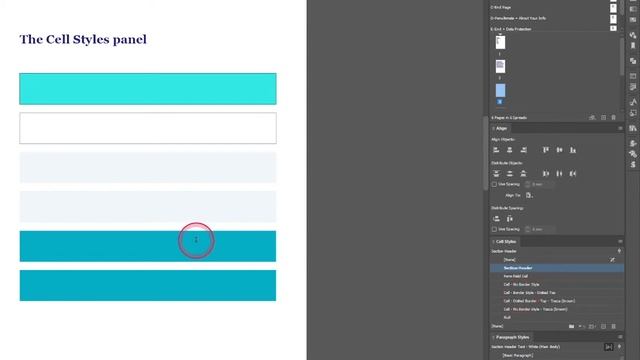 Creating a Branded Document in InDesign (2021) - The Cell Styles Panel смотреть онлайн