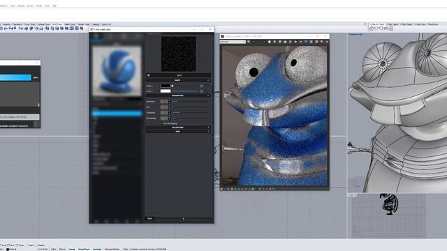 V-Ray 3 for Rhino: Blend Materials, Curvature, Triplanar mapping - Quick Preview смотреть онлайн