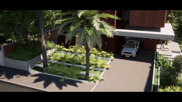 Twinmotion | The Brick House | 3D Walkthrough | Design By - Sanjay | SketchUp смотреть онлайн