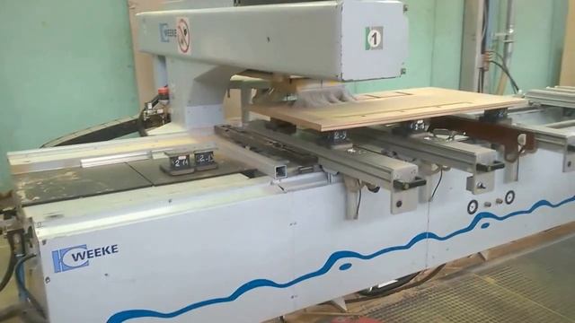 Обрабатывающий центр Weeke Optimat BHC Venture 3, б/у, 2006г.в. смотреть онлайн