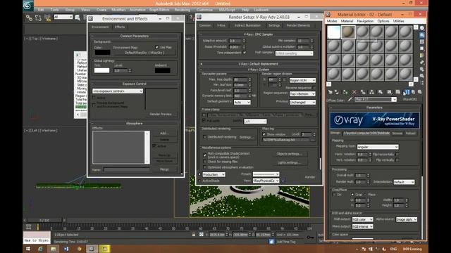 Render vray grass in 3D max part 21 смотреть онлайн