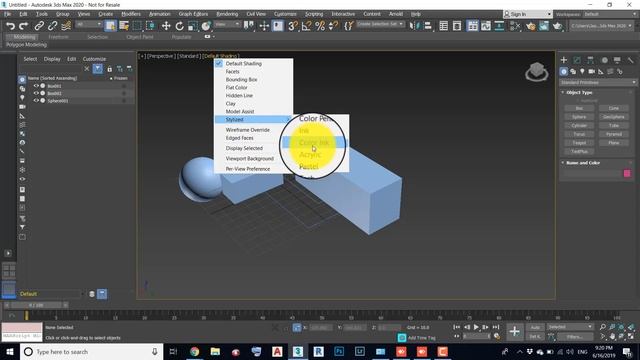 AUTODESK 3Ds Max 2020 - Vray Next - viewport SHADING OPTIONS смотреть онлайн