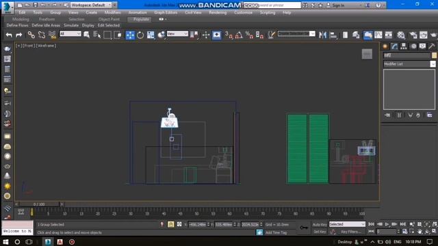 3DS MAX .interior design, Normal room смотреть онлайн