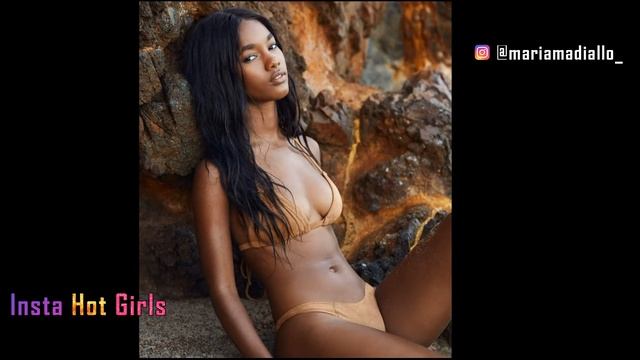 Темнокожая фотомодель из Инстаграм Mariama Diallo смотреть онлайн