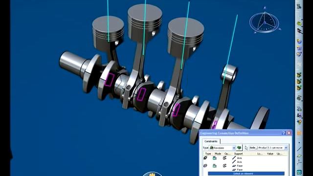 CATIA V6 assembly joints смотреть онлайн
