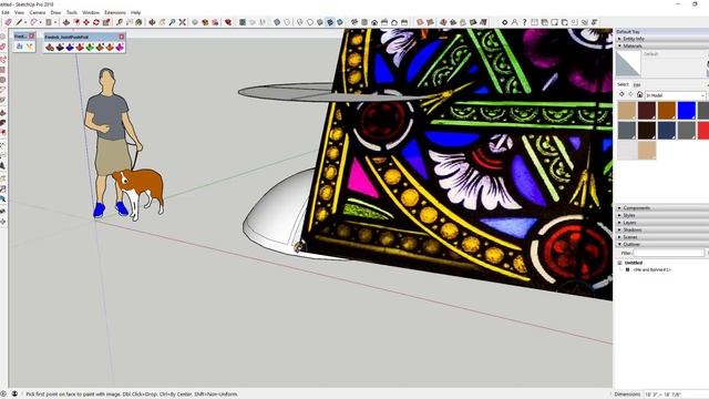 CREATING A TEXTURED DOME in SketchUp with Drape, Thru Paint, and Joint Push Pull смотреть онлайн