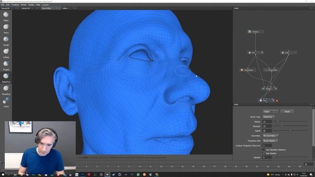 Detailing And Texturing Your Sculpt Using Scan Data смотреть онлайн