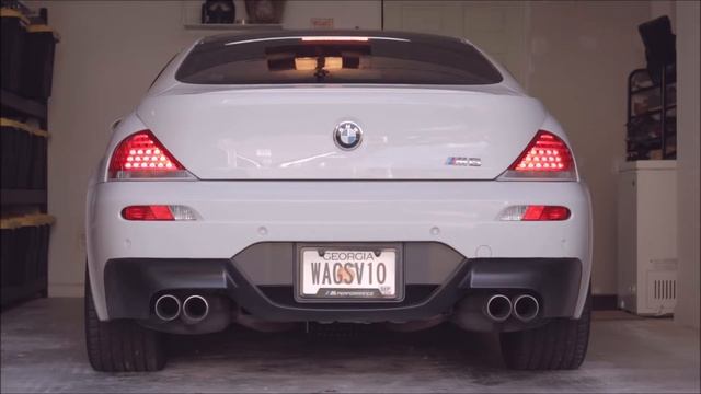 LOUD BMW M6 Exhaust V10 Cold Start смотреть онлайн