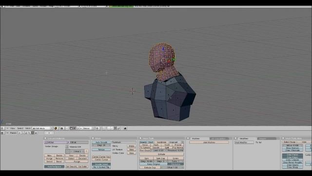 Blender Bonus Video 1 - How to combine meshes. смотреть онлайн