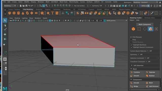 Maya Face and Extrude смотреть онлайн