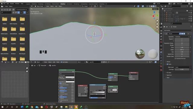 Blender Tutorial : How to Create Ocean Foam in Blender 3.0 смотреть онлайн