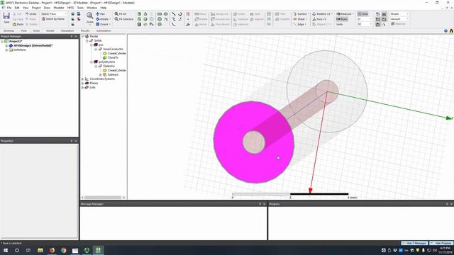 HFSS Tutorial - Modeling RG-58 Coaxial Cable