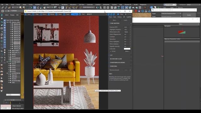 Interyer Vizualizatsiya Timelapse I 3Ds MAx + Corona Render смотреть онлайн