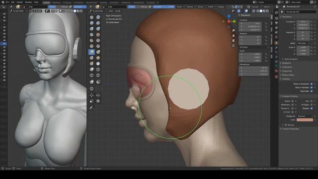 Sunshine Sculpting in blender смотреть онлайн