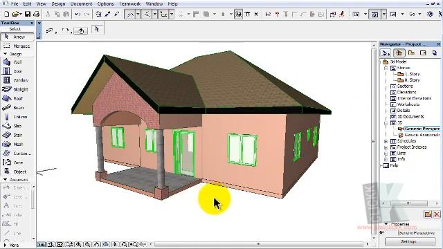 ArchiCAD Lessons 12 - (Colours and Hatching) смотреть онлайн