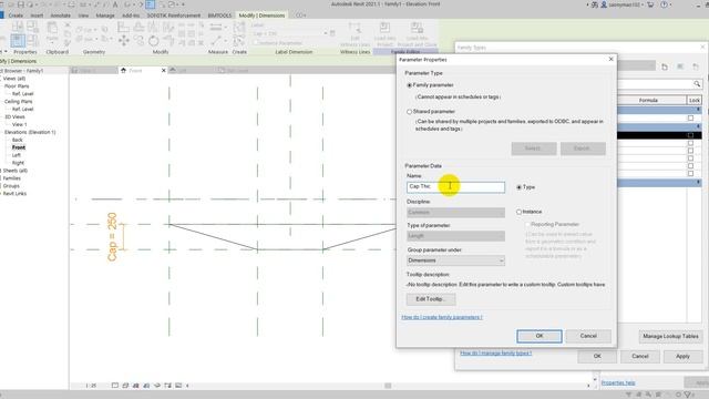 Two shape into create the drop panel and column capital in Revit 2021 смотреть онлайн