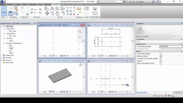 How to Build Revit Custom Furniture Family смотреть онлайн