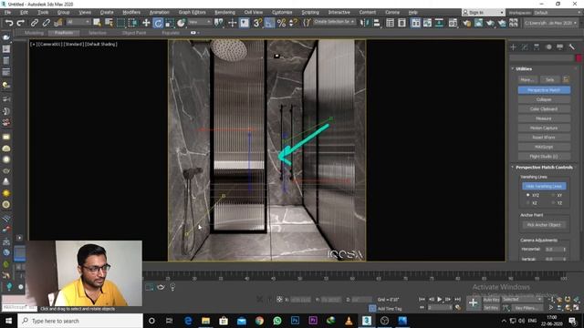 Tutorial 9 : Perspective Match in 3ds max | Learning Video for beginners . смотреть онлайн
