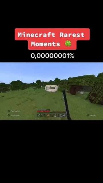 Minecraft Rarest Moments🍀0,00000001% #shorts #minecraftraremoments #minecraftseeds #gaming #fyp смотреть онлайн