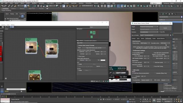 Exterior Lighting and Image-based Lighting in Corona for 3ds Max | Tutorial #130 смотреть онлайн