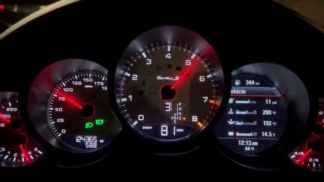 Porsche Cayenne Turbo S 0-120 Pull. Downpipes and tune. смотреть онлайн