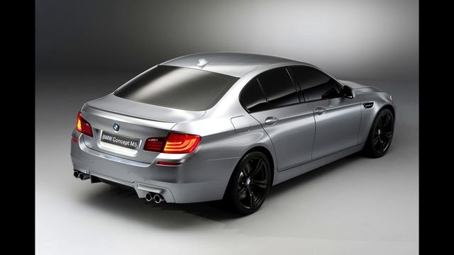 BMW M5 Concept rear view and side смотреть онлайн