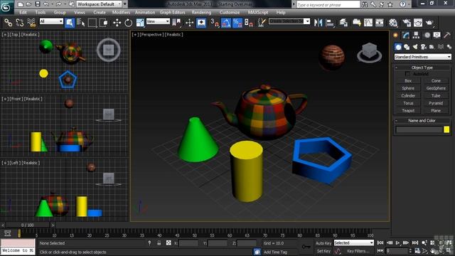 3DS Max 2013 Tutorial | Starting From Scratch - the New and Reset Commands | InfiniteSkills смотреть онлайн