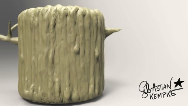 Nightly Sketches: 3D Wooden Owl Ornament 2nd render (Zbrush 4R7) смотреть онлайн