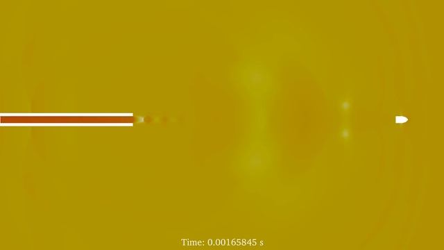 CFD simulation of a bullet fired смотреть онлайн