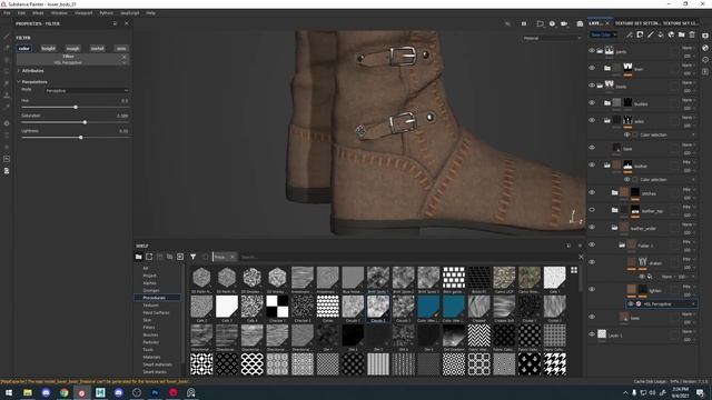 Texturing Leather Boots In Substance Painter - Medieval Boots Final Part смотреть онлайн