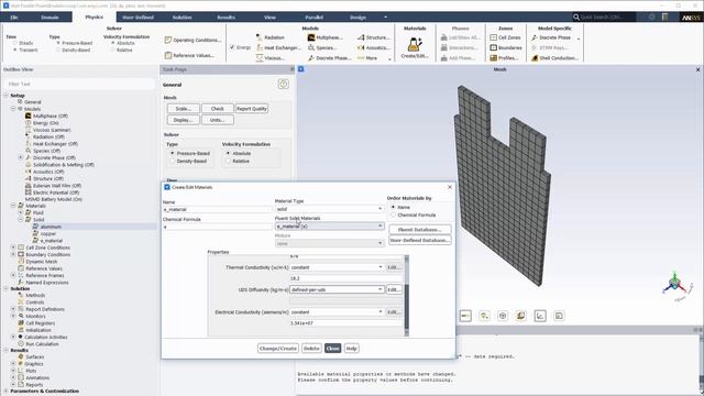 ANSYS Fluent: ECM Battery Model смотреть онлайн