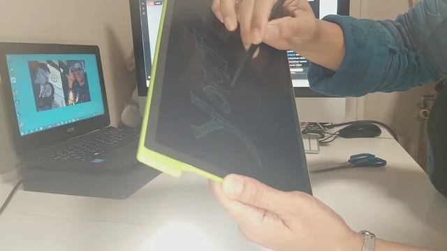 LCD Writing Tablet, Passive/Capacitive Stylus & Artist Gloves | Unboxing