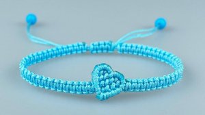 Простые идеи для изготовления браслета  в виде сердца _ Простой урок по изготовлению браслета