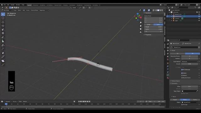 Blender Tutorial | How To Bend Pipe Freely In Blender 2.9 смотреть онлайн