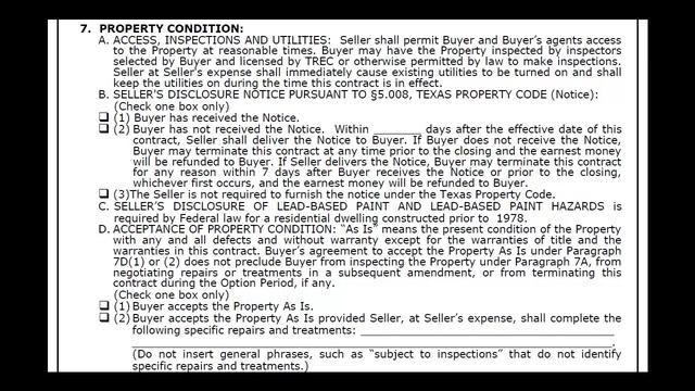 TREC 1 to 4 residential contract - one paragraph at a time смотреть онлайн