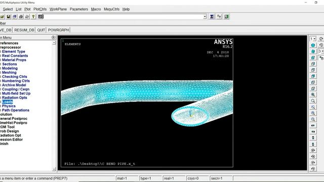 Thermal analysis of C bend pipe using ansys 16 смотреть онлайн