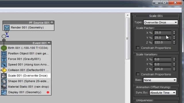 How to Create real rain with PF Source Particle_tutorial 3ds max смотреть онлайн