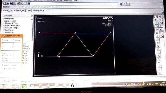 how to solve truss problem by easiest way in ansys APDL смотреть онлайн