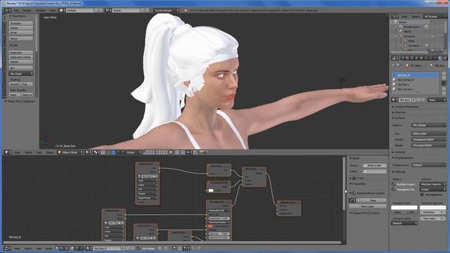 Export Character Creator 3 to Blender 2.8 EEVEE смотреть онлайн