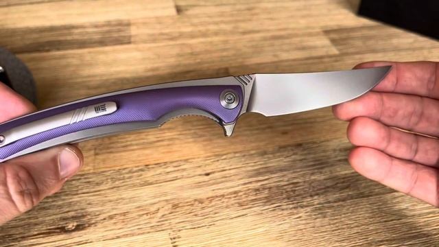 WE Knife 704E titanium flipper смотреть онлайн