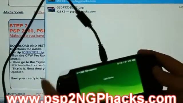 Hack PSP 1000, 2000, 3000 and PSP GO guide no survey смотреть онлайн