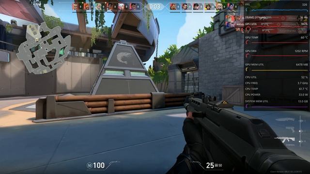 Testing AMD Fluid Motion Frames(AFMF) Frame Generation Tech on Valorant using RX 7800 XT at 4K Max смотреть онлайн