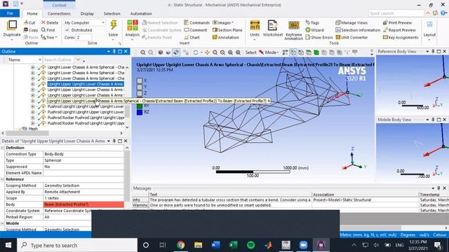 FSAE Torsional Stiffness Simulation in ANSYS - Part 2 смотреть онлайн