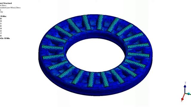 ROLLER BEARING DEFORMATION ANALYSIS.SIMULATION IS DONE IN ANSYS. смотреть онлайн