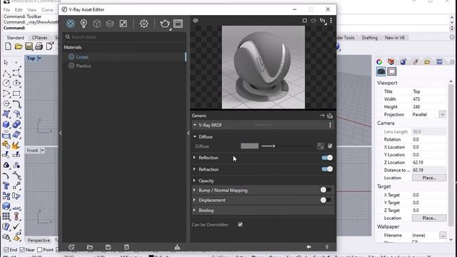 Vray + Rhinoceros Materiales básicos 1 смотреть онлайн
