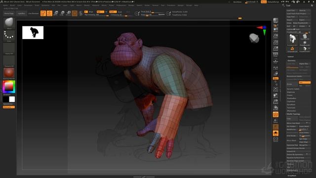 Matching a Stylized Concept in ZBrush With Daniel Zeni смотреть онлайн