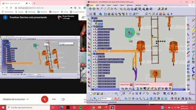 Sistemas integrados de manufactura DELMIA CATIA CLASE 05 03 21 смотреть онлайн