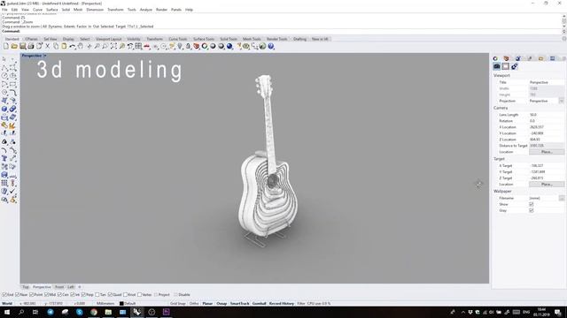 3D Modeling Rhinoceros смотреть онлайн