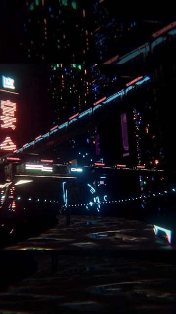 CYBERPUNK NIGHT SCENE MADE IN BLENDER смотреть онлайн
